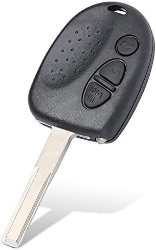 Keymall Remote Head Key Fob with Chip Replacement 304MHz for Pontiac GTO 2004 2005 2006 FCC ID:QQY8V00GH40001 PN: 92123129 3 Buttons : Automotive