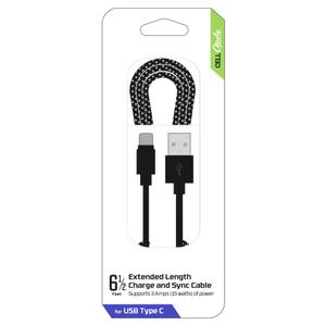 Cell Candy Charge & Sync Cable for Apple Lightning, black