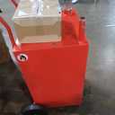 50 Gallon Fuel Caddy, Portable Gas Caddy with Manual Pump, Heavy Duty Gas with 4 Wheels, Diesel Fuel Can for Cars, Lawn Mowers, Trucks, ATVs, Boats