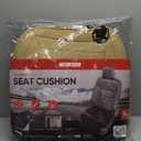 Motor Trend Seat Covers for Cars Trucks SUV, Faux Leather Beige Padded Seat Covers with Storage Pockets, Premium Interior Car Seat Cover, 2 x Front Seat Covers