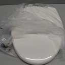 Bemis 7300SLEC Slow Close Toilet Seat, Easy Clean Hinges and Durable Plastic Seat, Made in USA, Elongated, Biscuit
