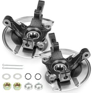 Front Steering Knuckle & Wheel Bearing Hub Assembly for Jeep Compass 2007-2017, Patriot 2007-2017, Dodge Caliber 2007-2012, 4WD AWD FWD, 698-411 698-410 698411 698411, Left and Right Side