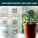 Soil Moisture Meter3-in-1 Illumination DetectionpH ValueHumidity Multifunctional Soil ph TesterGreat for Garden, Lawn, Farm, Indoor & Outdoor UseSoil Test kitNo Battery Required