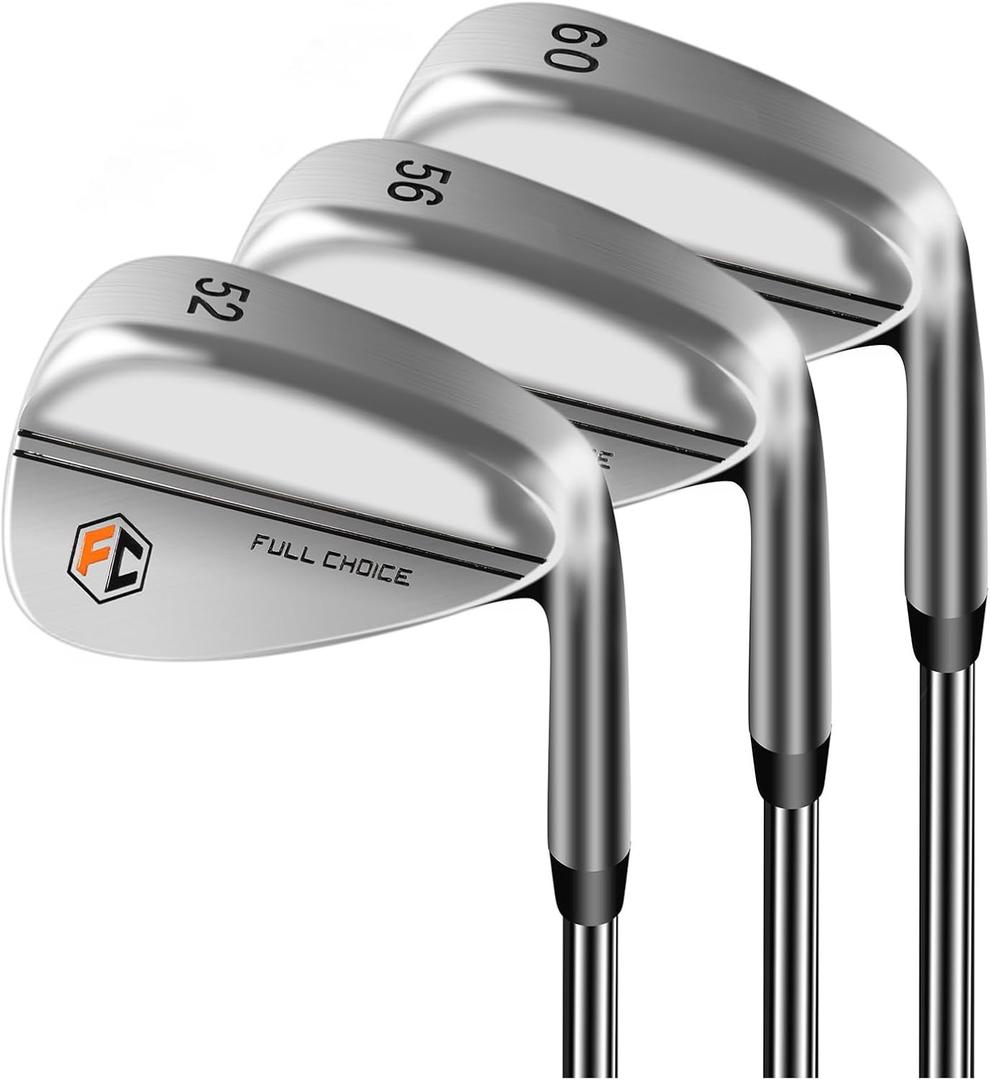 Golf Wedge Set, 50/52/54/56/58/60/70 Degree Golf Sand Wedge, Gap Wdege, Lob Wedge Golf Clubs for Men Women Right Hand, Milled Face for More Spin and Control