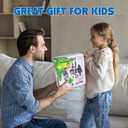 ArtCreativity Microscope for Kids (120X - 400X - 1200X) Educational Science Kit with Microscope, Slides, Tweezers, and Vials - Phone Viewing Mount for Specimen Pictures - Kids Beginner Science Kit