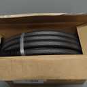 Garden Hose 50ft x 5/8",Flexible Water Hose,Lightweight Braided Hose with Swivel Handle,Leak-Free Connections, Male to Female Fittings, Kink Resistant Durable Hybrid Hose,Grey