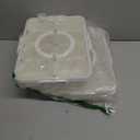 Sectioned Serving Platter, Divided Tray with Lid and Handle for Home Picnic, 8 Compartments, Multifunctional Airtight Plastic Seasoning Platter, for Snacks, Nuts, Dried 2 Pack