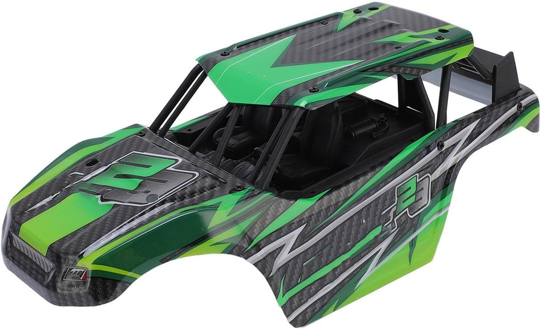 Alomejor 1/18 RC Car Body, Lightweight Attractive PVC Replacement Scale Model Body for RC hobbyists Racing Events Custom Builds (Green)