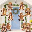 Chitidr 12 Pcs Christmas Inflatable Ornament Decoration 11.8 Inch Christmas Hanging Ornaments Xmas Inflatable Outdoor Decor for Xmas Indoor Outdoor Birthday Party Supplies Decorations (Doughnut)