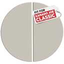 Half-Moon Ceramic Heat Deflector Plates for Kamado Joe Classic I, II, III - 19.8 Inch Pizza Stone - Kamado Joe Accessories and Replacement Parts by Smoker Chef - 2-Pack