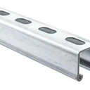 Unistrut Channel Trolley Track，4.75 Feet Length Strut Channel Trolley Track 1-5/8" Wide and high 12 Gauge Metal Steel U Channel with Thick Galvanized Steel Strip Groove Back.(silver-1pack)