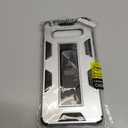 Dionsibei for Samsung Galaxy Note 8 Case Military Grade Built-in Kickstand with Stand Holder Armor Heavy Duty Shockproof Cover Protective for Samsung Galaxy Note 8 Phone Case Sliver