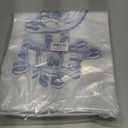 100 Pack Plastic Ice Bags 8 lb, Heavy-Duty Ice Bags 19 x 11 inch with Drawstring(2 Mils Thickness)