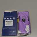 Janmitta for Samsung Galaxy S25 FE Case with Screen Protector+Camera Lens Protector,Heavy Duty Shockproof Full Body Protective Cover Built in Rotatable Metal Ring Holder Kickstand,2025 Lavender