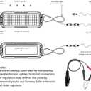 Sunway Solar Panel Car Battery Trickle Charger & Maintainer 5W 12V Solar Power Charger kit Portable Waterproof for Automotive RV Marine Boat Truck Motorcycle Trailer Tractor Powersports Snowmobiles