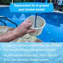 ChangTa Pool Skimmer Basket Replacement, for Hayward SPX1082CA & Aladdin B-152 Skimmer Models SP1082 SP1083 SP1084 1085 1086 SP1075 1075T 1076 1077 Skimmers Basket