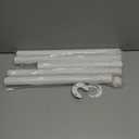 Closet Rods for Hanging Clothes, 17 to 84 Inches Stepless Adjustable Metal Closet Rod, 1.3 Inches Heavy Duty Clothes Hanging Rod for Closet Wardrobes Laundry RV (Matte White)