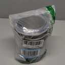 Oggi Stainless Steel Kitchen Canister 62 fl oz, Black - Airtight Clamp Lid, Clear See-Thru Top - Ideal for Kitchen Storage, Food Storage, Pantry Storage. Large Size 5" x 7.5".