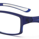 Men Square Myopia Distance Nearsighted Glasses Fashion Anti Blue Light Glasses
 +2.50