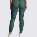 Aoxjox High Waisted Workout Leggings for Women Tummy Control Buttery Soft Yoga Metamorph Deep V Pants 26" (Cloud Dark Green, Small)