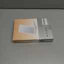 2 x Travel Makeup Mirror with Time & Temperature Display, 2000mAh Rechargeable Battery, 7.5" Portable Foldable Lighted Mirror with 148 Led Lights, 3 Color Lighting Modes, Touch Dimming