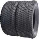 Dayrim 23x9.50-12 Lawn Mower Tires, Set of 2, 4-Ply Tubeless Turf Tread, for Garden Tractor & Riding Mower