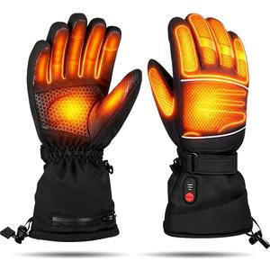 Heated Gloves, Rechargeable Heated Gloves for Men Women, 7.4V Fast Heating, Waterproof & Upgrade Non-Slip Electric Heating Glove for Motorcycling, Hunting, Skiing, Outdoor Work (Medium)