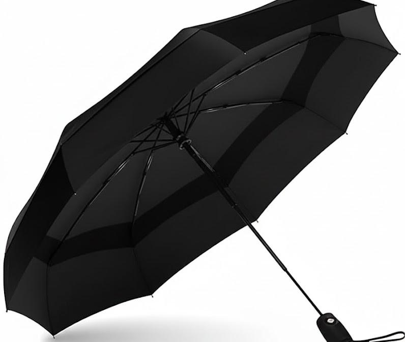 REPEL Windproof Travel Umbrella - Compact & Withstands Winds up to 85MPH , Strongest Premium Auto Folding Umbrella for Rain and Sun - Durable, Light & Portable for Women & Men , Fits Backpack & Cars