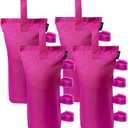 Joramoy Heavy Duty Canopy Weight Bags(150LBS) for Pop up Canopy Tent, Leg Canopy Weights Sand Bags for Instant Outdoor Sun Shelter Canopy/Patio Umbrella,Set of 4, Pink(Without Sand)