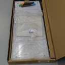 Clear Glass Weekly Dry Erase Calendar Non-Magnetic Whiteboard for Wall, 7 Day to Do List, Menu & Meal Planner White Board for Kitchen Home Office, 23x9.5, 4 Markers Included, Yeoux