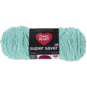 RED HEART Super Saver Yarn, Minty, E300.0520 (Single)