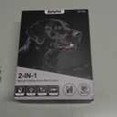 Delupet 2-in-1 Dog Bark & Shock Collar  4500FT Dog Training Collar with Remote, 3 Training Modes & LED Light, IPX8 Waterproof E Collars with Anti-Barking for Small Medium Large Dog (Titanium)