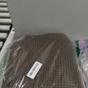 KOZYFLY Rugs for Entryway 3x5 ft Washable Area Rug Non Slip Rubber Backed Entry Rug Woven Indoor Door Mat Cotton Kitchen Rugs Floor Carpet for Entryway, Foyer, Backdoor, Reddish Brown/Coffee