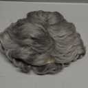 DDHAIR Men's Wig Short Silver Grey Wig Men Natural Layered Synthetic Hair Wigs for Man Male Guy Daily Halloween