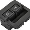 Power Window Switch Fits for VW Beetle 1998-2010.Replaces 1C0959527, 1C0959855,1C0959855A.Left Driver Side Control Door vidrios Master Switch