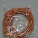50-Foot 3-Prong Indoor/Outdoor Extension Cord, Heavy-Duty, 13 Amps, 1625 Watts, 125 VAC, Orange