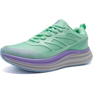 Women's Orthopedic Road Running Shoes: Comfortable Arch Supports Plantar Fasciitis Orthotic Sports Athletic Sneakers, Casual Flat Feet High Arch Tennis Work Walking Shoes for Foot Heel and Pain Relief (6.5, W2-lake Blue)