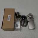 MiLocks TKK-02SN Tkk-Sn Digital Door Knob Lock with Electronic Keypad, Satin Nickel, Keypad, Keyless