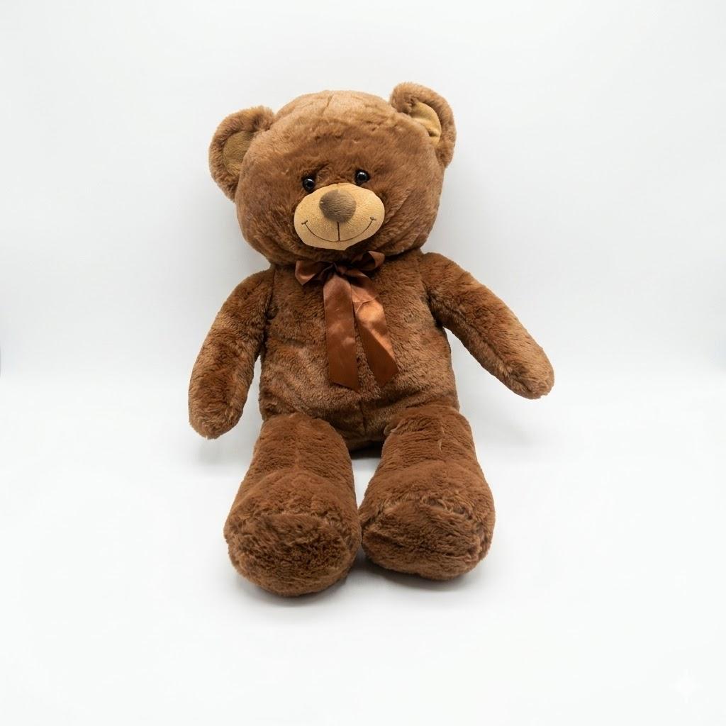 HollyHOME Teddy Bear Stuffed Animal Plush Giant Teddy Bears with Footprints Big Bear 36 inch Brown