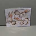 Cute Bunny Wall Decals - Removable Cartoon Rabbit Animal Stickers for Nursery, Kids Bedroom, Living Room, Easter Bunny & Spring Decor.