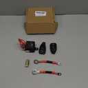 Side Post Remote Battery Disconnect Switch 12v, 250A, Upgrade Prevent Battery Drain, Easy Installation, Secure Protection for Cars, RVs, Boats, and More