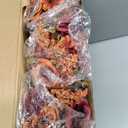 XunYee 12 Bundles Artificial Flowers Bulk Burnt Terracotta Flowers Fake Silk Roses Bouquets Realistic Florals Arrangements Decor for Christmas Outdoor Wedding Table Centerpieces (Orange)