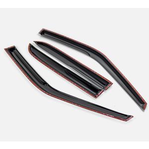 Rain Guards Window Visors Fit 02-06 Honda CRV CR-V,4PCS Black JDM Mugen-Style Vent Deflector-2002 2003 2004 2005 2006