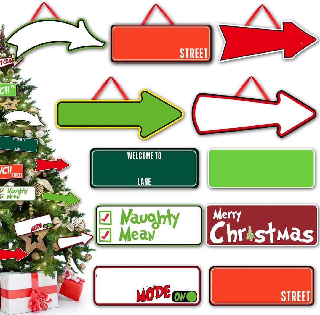 Christmas Tree Decorations - 20 Packs Christmas Tree Hanging Ornament Holiday Xmas Ornaments Xmas Decorations Decor Home Indoors