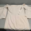 Calvin Klein Women's Off Shoulder Ruffle Sleeve Sheath Dress (10)