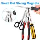 Heavy Duty Magnets, Caturledas 50 Pack 20x2 mm Small Round Magnetic Rare Earth Neodymium Fridge Magnet for Home Kitchen Office School Hanging Album Photo Drawing, Silver