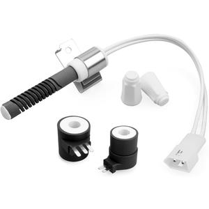 Dryer Round Ignitor and Gas Valve Coil Kit Fit for GE Dryer, Replace Igniter WE4X739 WE04X25996 WE04X0739, Gas Solenoid Coil WE04X10020 WE4X692 WE4X693