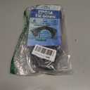 ROBLOCK 21" Rubber Tarp Straps with 150% Max Stretch, 100% EPDM Bungee Cords with Metal Crimped S Hooks, Ideal for Securing Tarps, Cargo, Canvases, Weatherproof (10 Pack)