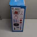 2 in 1 Kids Basketball Hoop and T Ball Set - Adjustable Height, Kids Baseball Tee with Automatic Pitching Machine, Indoor Outdoor Sport Toys Gifts for Toddler Boys Girls Age 1-5, Blue