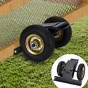 TOPOWN Chicken Coop Mover with Wheel System and Lift Design, Chicken Tractor Mobility Heavy Duty and Weatherproof, Enhancement of Safety and Durability, Easy to Use, Fit for 7ft Chicken Coop or Less